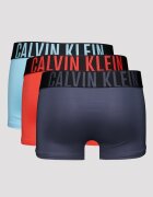 CALVIN KLEIN Боксерки с лого на талията - 3 чифта Корал/Прашно синьо/Лавандула