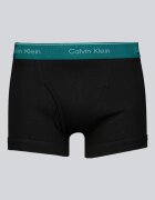 CALVIN KLEIN Боксерки с лого на талията - 5 чифта Антрацитно черно