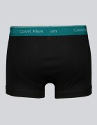 CALVIN KLEIN Боксерки с лого на талията - 5 чифта Антрацитно черно