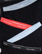 CALVIN KLEIN Боксерки с лого на талията - 5 чифта Черен/Светло сив/Корал/Небесносин