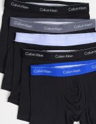 CALVIN KLEIN Боксерки с памук - 5 чифта Черен