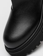 CALVIN KLEIN Боти от еко кожа с еластични детайли Черен