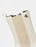 CALVIN KLEIN Боти от еко кожа с еластични детайли Слонова кост