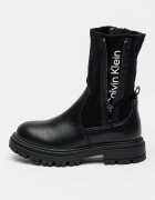 CALVIN KLEIN Ботуши до прасеца с вътрешно лого Черен