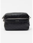 CALVIN KLEIN Чанта през рамо Emblem Emboss - Черен