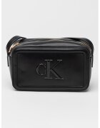CALVIN KLEIN Чанта през рамо от еко кожа и релефно лого