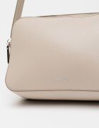 CALVIN KLEIN Чанта през рамо от еко кожа с регулируема презрамка Светло бежово