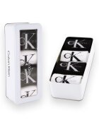 CALVIN KLEIN Чорапи с памук с лого - 4 чифта Черен/Мръснобял