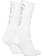 CALVIN KLEIN ДЪлги рипсени чорапи 2 чифта Бял