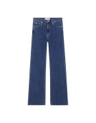 CALVIN KLEIN Дамски дънки висока талия - сини - памук/еластан - W25 L32