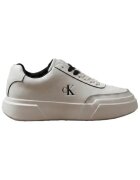 CALVIN KLEIN Дамски маратонки Chunky Cupsole Derby Wl - Естествена кожа - Бяли