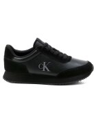 CALVIN KLEIN Дамски маратонки маратонки с връзки - runner laceup low mix mg - YW0YW01798-0GJ - Черни