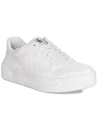 CALVIN KLEIN Дамски обувки бели - платформа - синтетични - за целогодишно носене