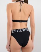 CALVIN KLEIN Долнище на бански тип бразилиана с лого Черен
