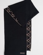 CALVIN KLEIN Двулицев шал Emblem Черен