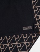 CALVIN KLEIN Двулицев шал Emblem Черен