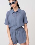 CALVIN KLEIN Гащеризон с копчета - Прашно синьо