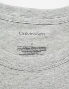 CALVIN KLEIN Горна пижама с лого Сив