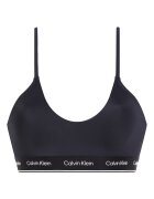 CALVIN KLEIN Горнище на бански с лого Бял/Черен