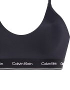 CALVIN KLEIN Горнище на бански с лого Бял/Черен