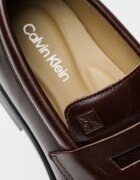 CALVIN KLEIN Гумени мокасини Ess Коняк кафяв