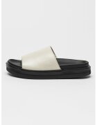 CALVIN KLEIN JEANS Чехли от еко кожа с монограм