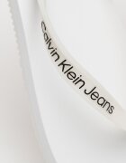 CALVIN KLEIN JEANS Чехли с лого Бял/Черен