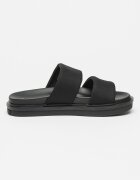CALVIN KLEIN JEANS Чехли с платформа Черен