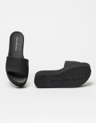 CALVIN KLEIN JEANS Чехли с равна платформа Черен