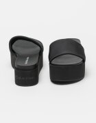 CALVIN KLEIN JEANS Чехли с равна платформа Черен