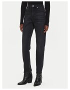 CALVIN KLEIN JEANS Дамски дънки Authentic Slim Straight - черни