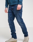 CALVIN KLEIN JEANS Дънки с миди талия и лого Син