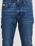 CALVIN KLEIN JEANS Дънки с миди талия и лого Син