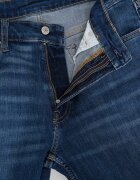 CALVIN KLEIN JEANS Дънки с миди талия и лого Син