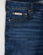 CALVIN KLEIN JEANS Дънки с миди талия и лого Син