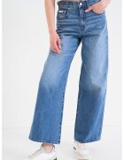 CALVIN KLEIN JEANS Дънки с широк крачол и захабен ефект
