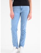 CALVIN KLEIN JEANS Дънки с висока талия и 5 джоба - Светлосин