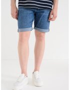 CALVIN KLEIN JEANS Дънкови слим бермуди с навит подгъв