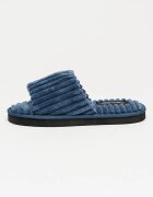 CALVIN KLEIN JEANS Домашни пантофи с капитониран дизайн Прашно синьо