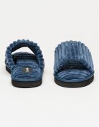 CALVIN KLEIN JEANS Домашни пантофи с капитониран дизайн Прашно синьо