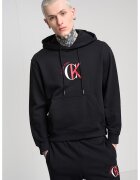 CALVIN KLEIN JEANS Худи с джобове кенгуру - Черен