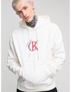 CALVIN KLEIN JEANS Худи с джобове кенгуру - Крем