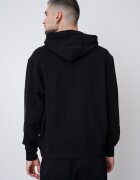 CALVIN KLEIN JEANS Худи с лого и джоб кенгуру Черен
