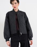 CALVIN KLEIN JEANS Капитонирано пке с цип Черен