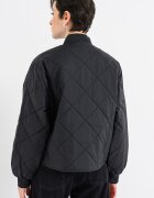 CALVIN KLEIN JEANS Капитонирано пке с цип Черен