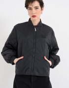 CALVIN KLEIN JEANS Капитонирано пке с цип Черен