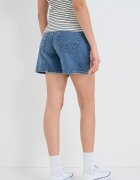 CALVIN KLEIN JEANS Къс панталон от деним с 5 джоба Тъмносин