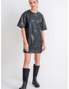 CALVIN KLEIN JEANS Къса рокля от еко кожа