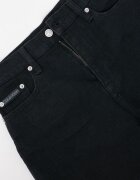 CALVIN KLEIN JEANS Къси дънки с висока талия - Черен
