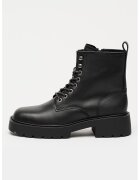 CALVIN KLEIN JEANS Кожени боти с масивен ток